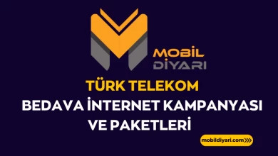 Türk Telekom Bedava İnternet Kampanyası ve Paketleri  