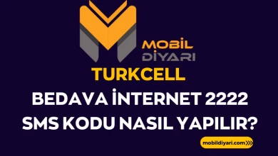 Turkcell Bedava İnternet 2222 SMS Kodu Nasıl Yapılır
