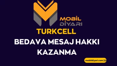 Turkcell Bedava Mesaj Hakkı Kazanma