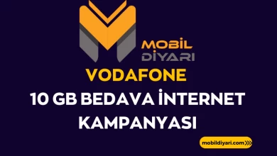 Vodafone 10 GB Bedava İnternet Kampanyası