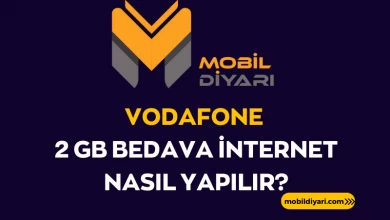 Vodafone 2 GB Bedava İnternet Nasıl Yapılır