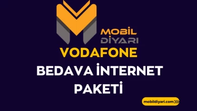 Vodafone Bedava İnternet Paketi