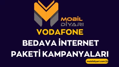 Vodafone Bedava İnternet Paketi Kampanyaları