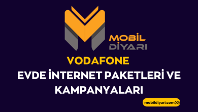 Vodafone Evde İnternet Paketleri ve Kampanyaları