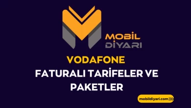 Vodafone Faturalı Tarifeler ve Paketler