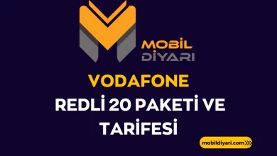 Vodafone Redli 20 Paketi ve Tarifesi