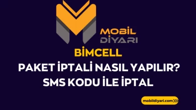 Bimcell Paket İptali Nasıl Yapılır SMS Kodu ile İptal