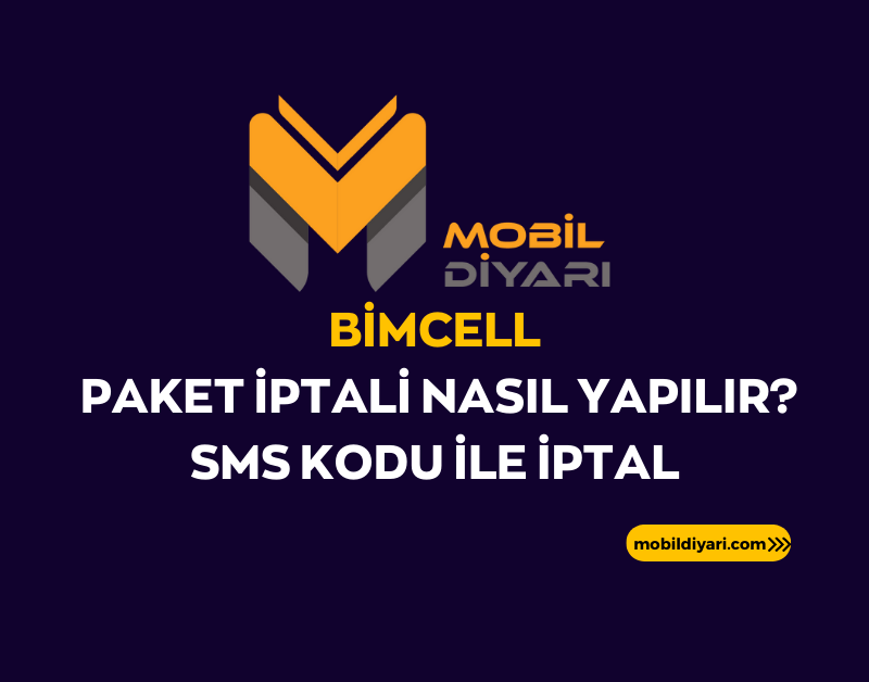 mobiliddaa SMS İptal