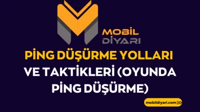 Ping Düşürme Yolları ve Taktikleri (Oyunda Ping Düşürme)