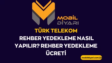 Türk Telekom Rehber Yedekleme Nasıl Yapılır Rehber Yedekleme Ücreti