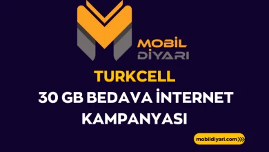 Turkcell 30 GB Bedava İnternet Kampanyası