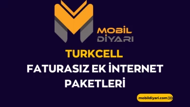 Turkcell Faturasız Ek İnternet Paketleri