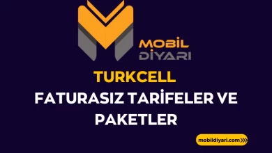 Turkcell Faturasız Tarifeler ve Paketler