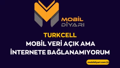 Turkcell Mobil Veri Açık Ama İnternete Bağlanamıyorum