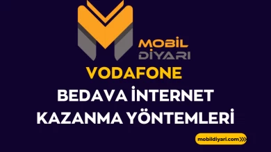 Vodafone Bedava İnternet Kazanma Yöntemleri