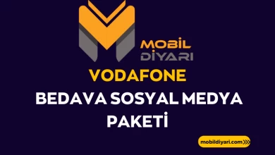 Vodafone Bedava Sosyal Medya Paketi