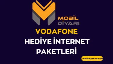 Vodafone Hediye İnternet Paketleri