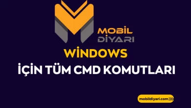 Windows için Tüm CMD Komutları