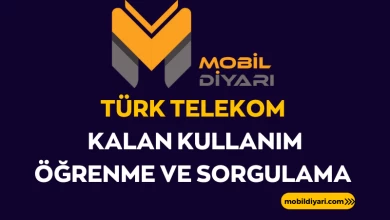 Türk Telekom Kalan Kullanım Öğrenme ve Sorgulama 