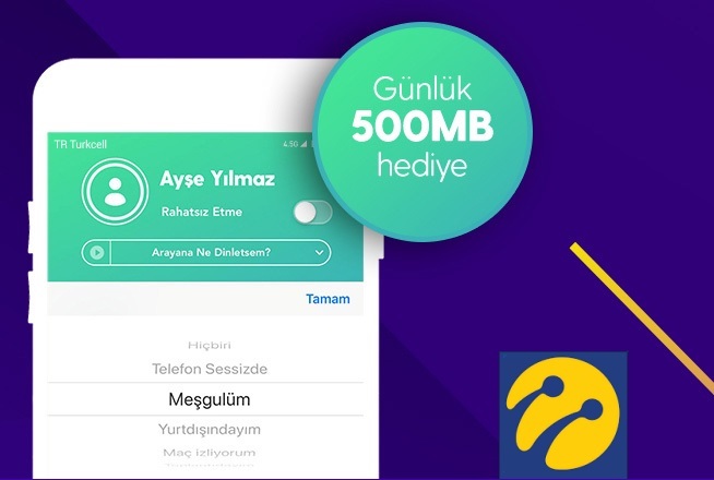 Turkcell UpCall Statune Servisi Bedava İnternet Kampanyası
