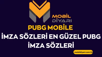 PUBG Mobile İmza Sözleri En Güzel PUBG İmza Sözleri