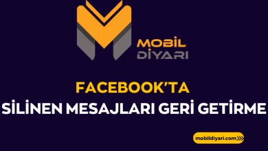 Facebook'ta Silinen Mesajları Geri Getirme