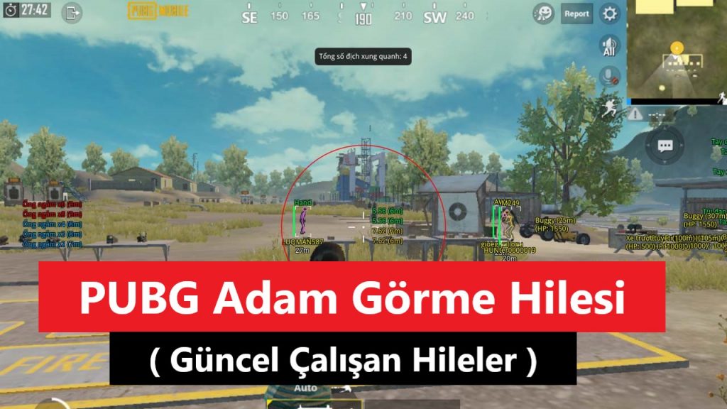 PUBG Adam Görme Hilesi ( Güncel Çalışan Hileler )