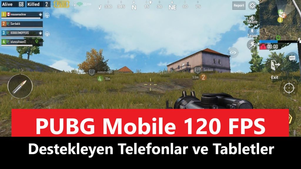 PUBG Mobile 120 FPS Destekleyen Telefonlar ve Tabletler