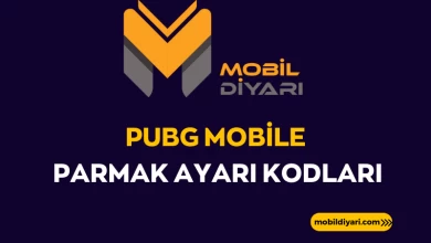 PUBG Mobile Parmak Ayarı Kodları