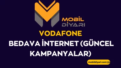 Vodafone Bedava İnternet (Güncel Kampanyalar)