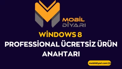 Windows 8 Professional Ücretsiz Ürün Anahtarı