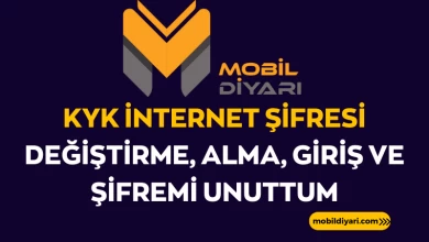 KYK İnternet Şifresi Değiştirme, Alma, Giriş ve Şifremi Unuttum