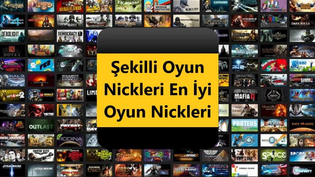 Şekilli Oyun Nickleri En İyi Oyun Nickleri