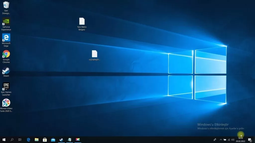 programsiz windows 10 etkinlesti 2