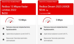 Vodafone Taşınabilir internet Fİyatları