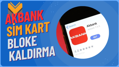 Akbank SIM Kart Bloke Kaldırma
